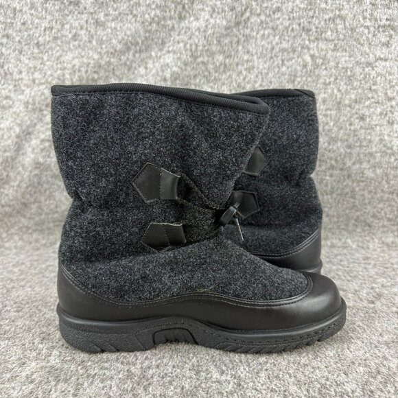 ✅Womens 7M Wanderlust Canada Alpine Grey Pull On Waterproof Winter Snow Boots - Picture 10 of 14